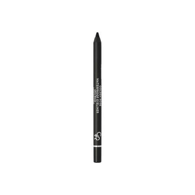 Golden Rose Waterproof Longwear Eyeliner - Intense Black, Smudge-Proof, and Easy to Apply for All-Day Definition - Glamourous Grace