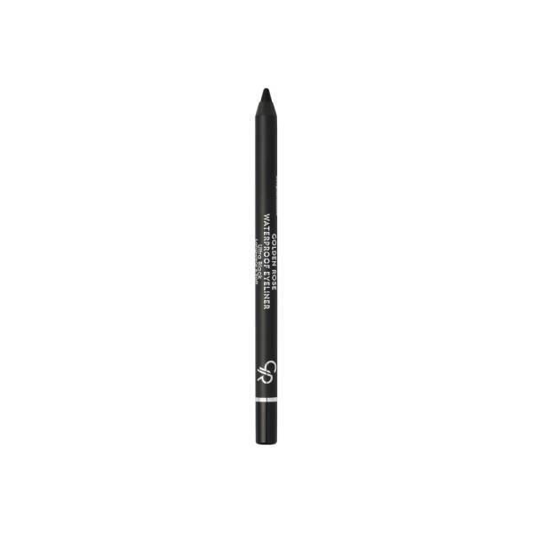 Golden Rose Waterproof Longwear Eyeliner - Intense Black, Smudge-Proof, and Easy to Apply for All-Day Definition - Glamourous Grace