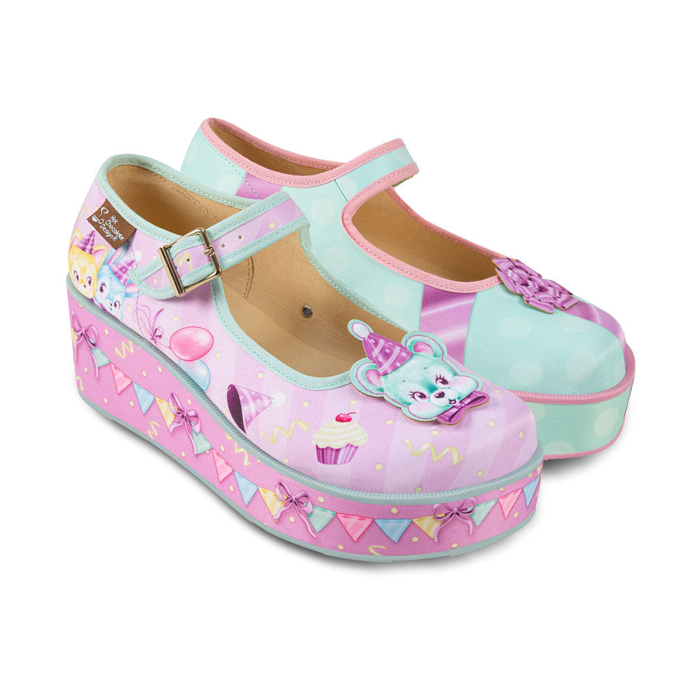Birthday Buddies Women's Mary Jane Platforms - Glamourous Grace