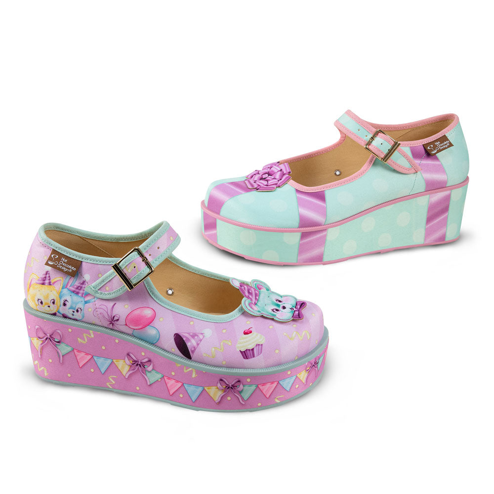 Birthday Buddies Women's Mary Jane Platforms - Glamourous Grace