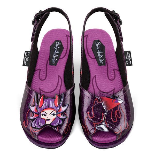 Chocolaticas® Bloody Mary Women's Sandal - Glamourous Grace