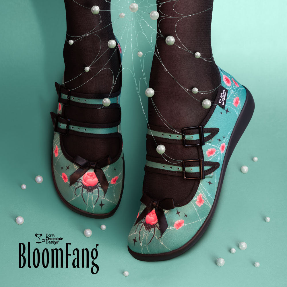 Bloomfang Women's Mary Jane Flats - Glamourous Grace