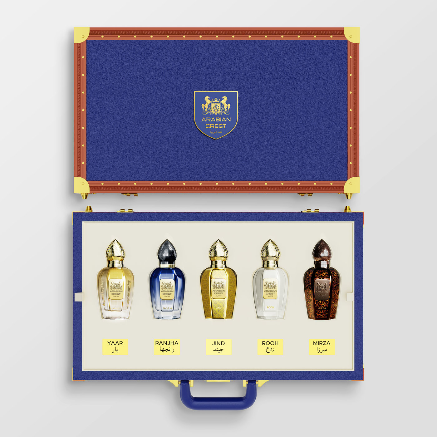 The Sinbad Corsair Portfolio: 5-Piece Eau de Parfum Briefcase - Glamourous Grace