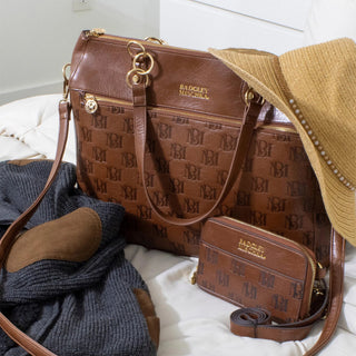 Madalyn Rustic Vegan Leather Weekender Duffel Bag