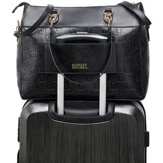 Madalyn Rustic Vegan Leather Weekender Duffel Bag