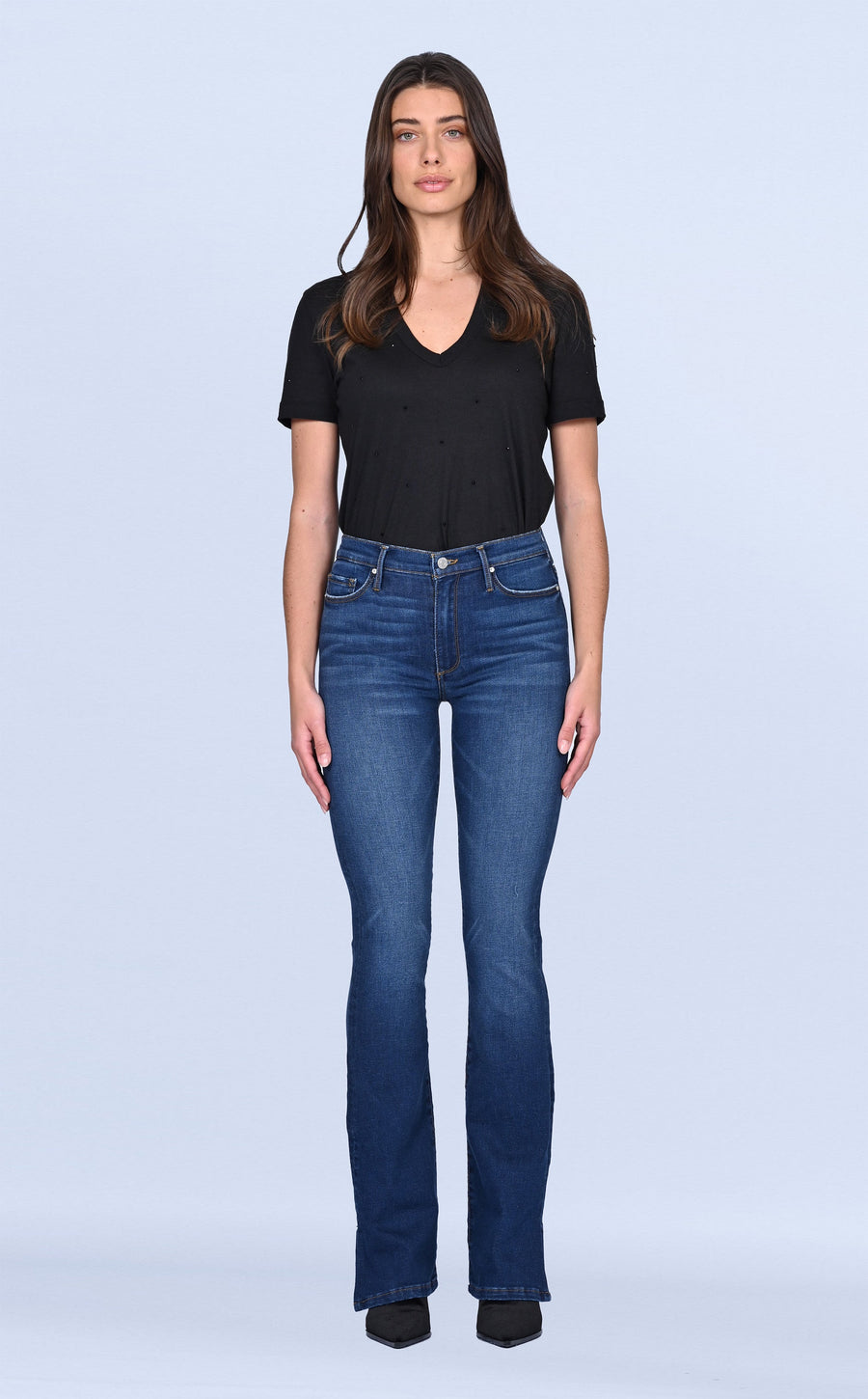 Talissa High Waisted Slice Heel - Make It Rain - Glamourous Grace