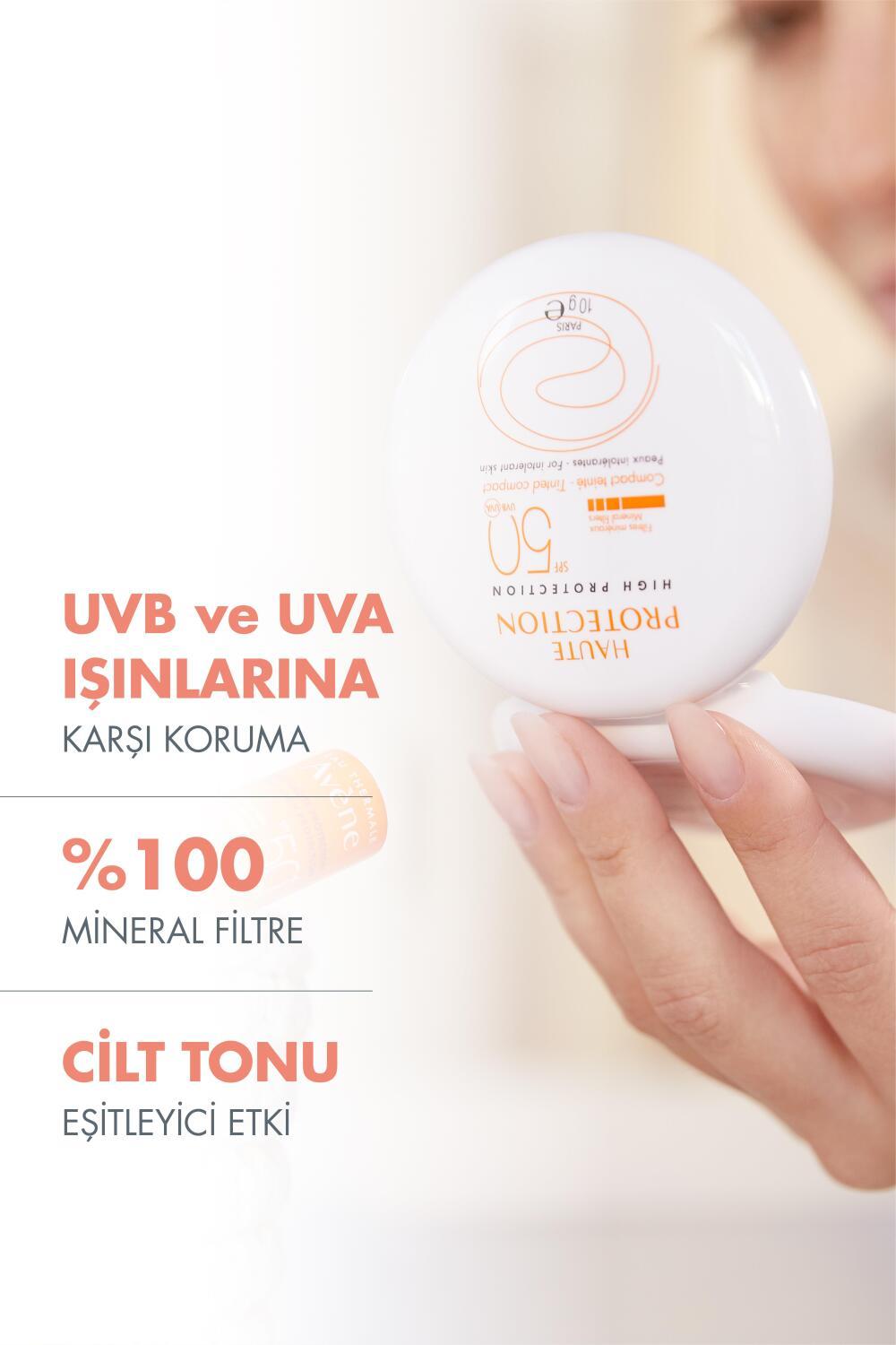 Avene Mineral Sunscreen Compact Powder SPF 50+ - Sensitive Skin Sun Protection & Makeup Base - Glamourous Grace