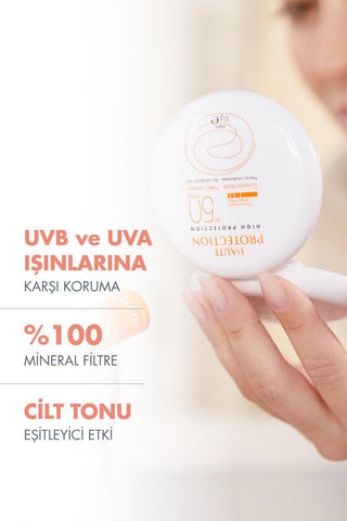 Avene Mineral Sunscreen Compact Powder SPF 50+ - Sensitive Skin Sun Protection & Makeup Base - Glamourous Grace