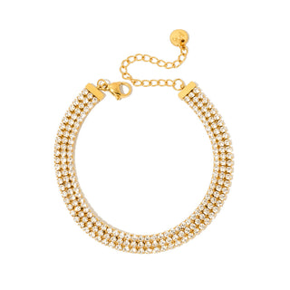 Giselle Layered Tennis Bracelet - WATERPROOF