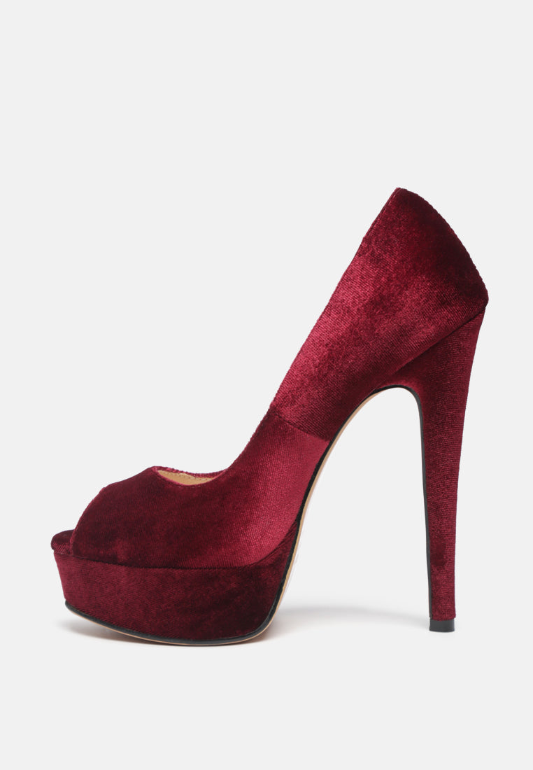 Brielle Peep Toe Stiletto Sandals - Glamourous Grace