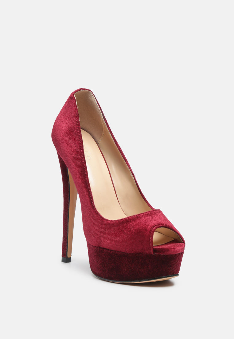 Brielle Peep Toe Stiletto Sandals - Glamourous Grace