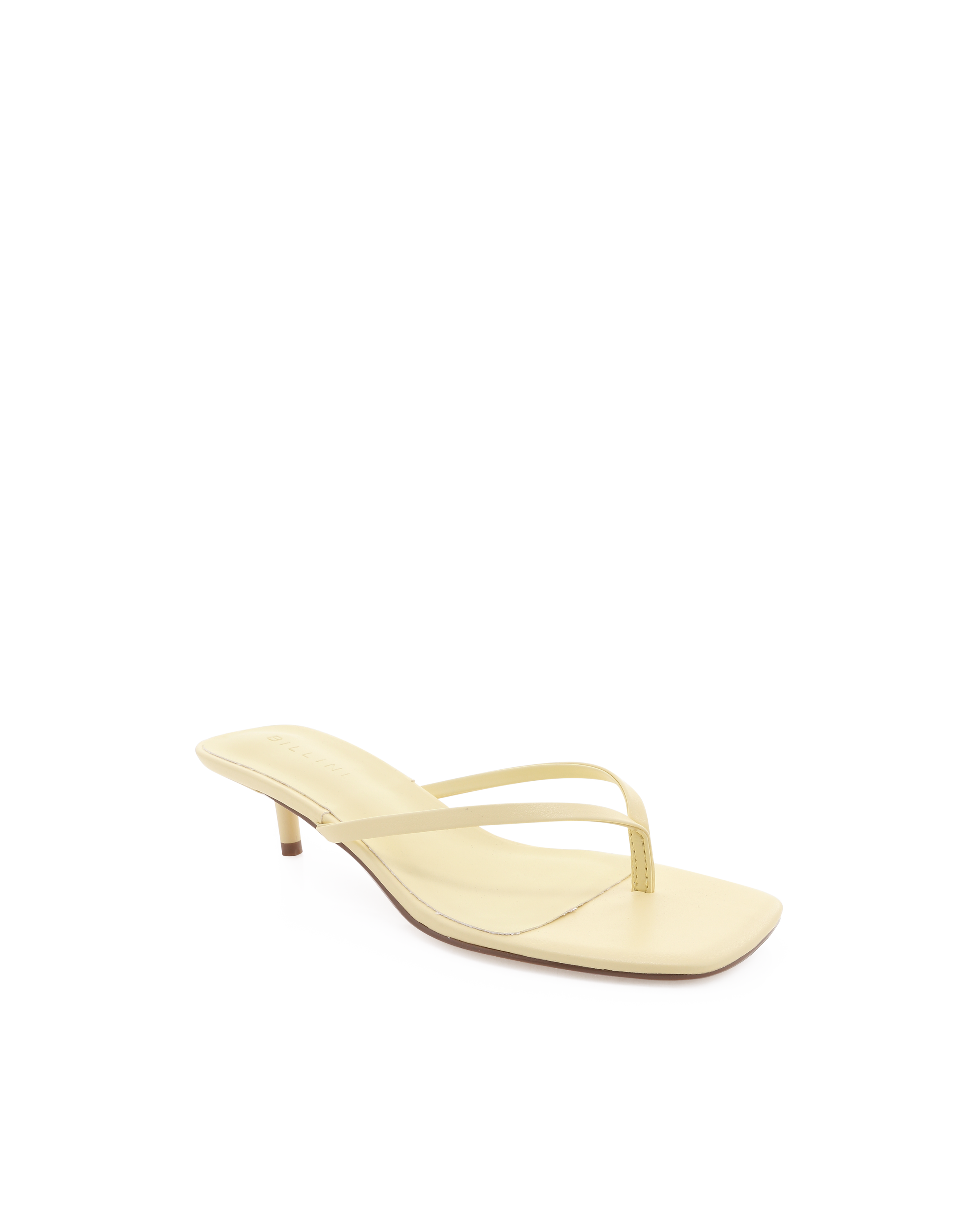 Bryony Heeled Thong Sandal Limoncello