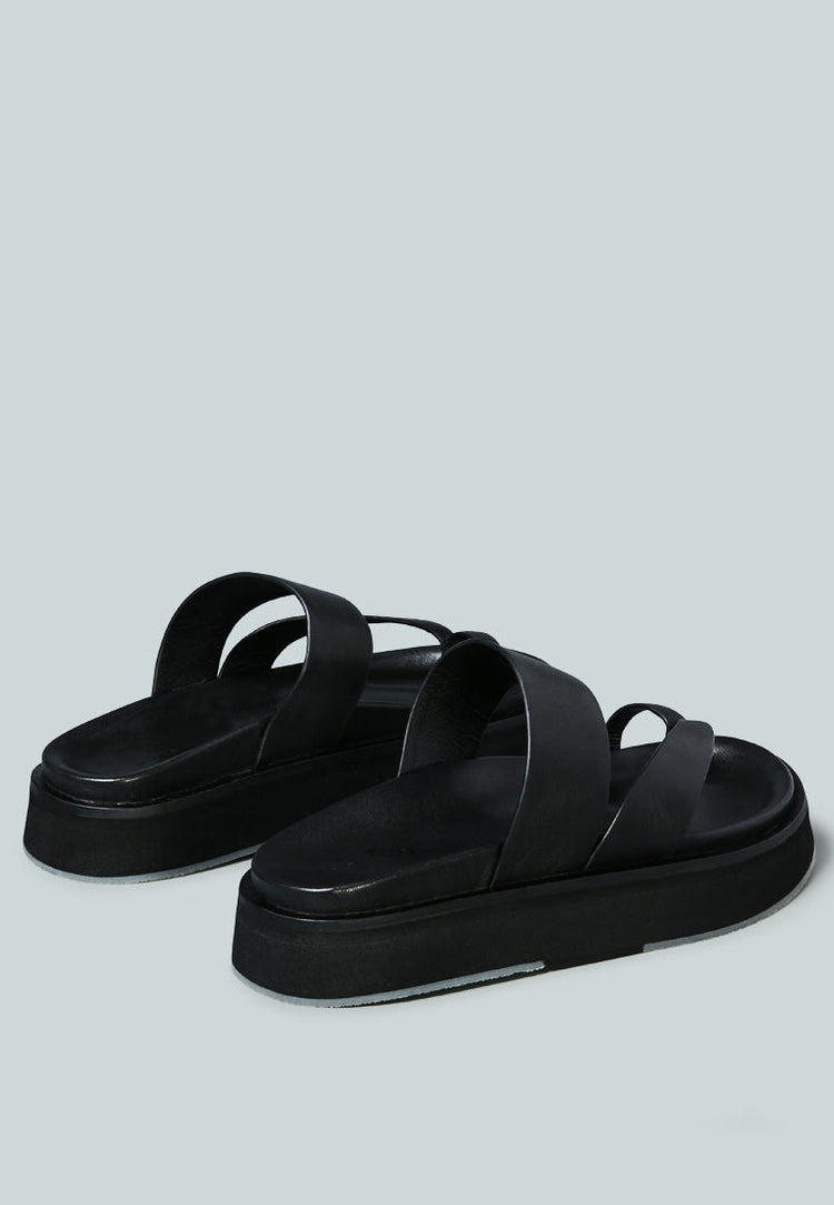 Bullock Slip-On Leather Sandal