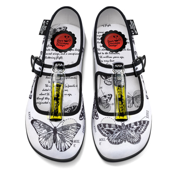 Chocolaticas® Butterfly Lesson Women's Mary Jane Flat - Glamourous Grace