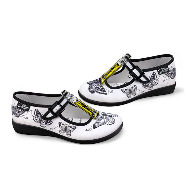 Chocolaticas® Butterfly Lesson Women's Mary Jane Flat - Glamourous Grace