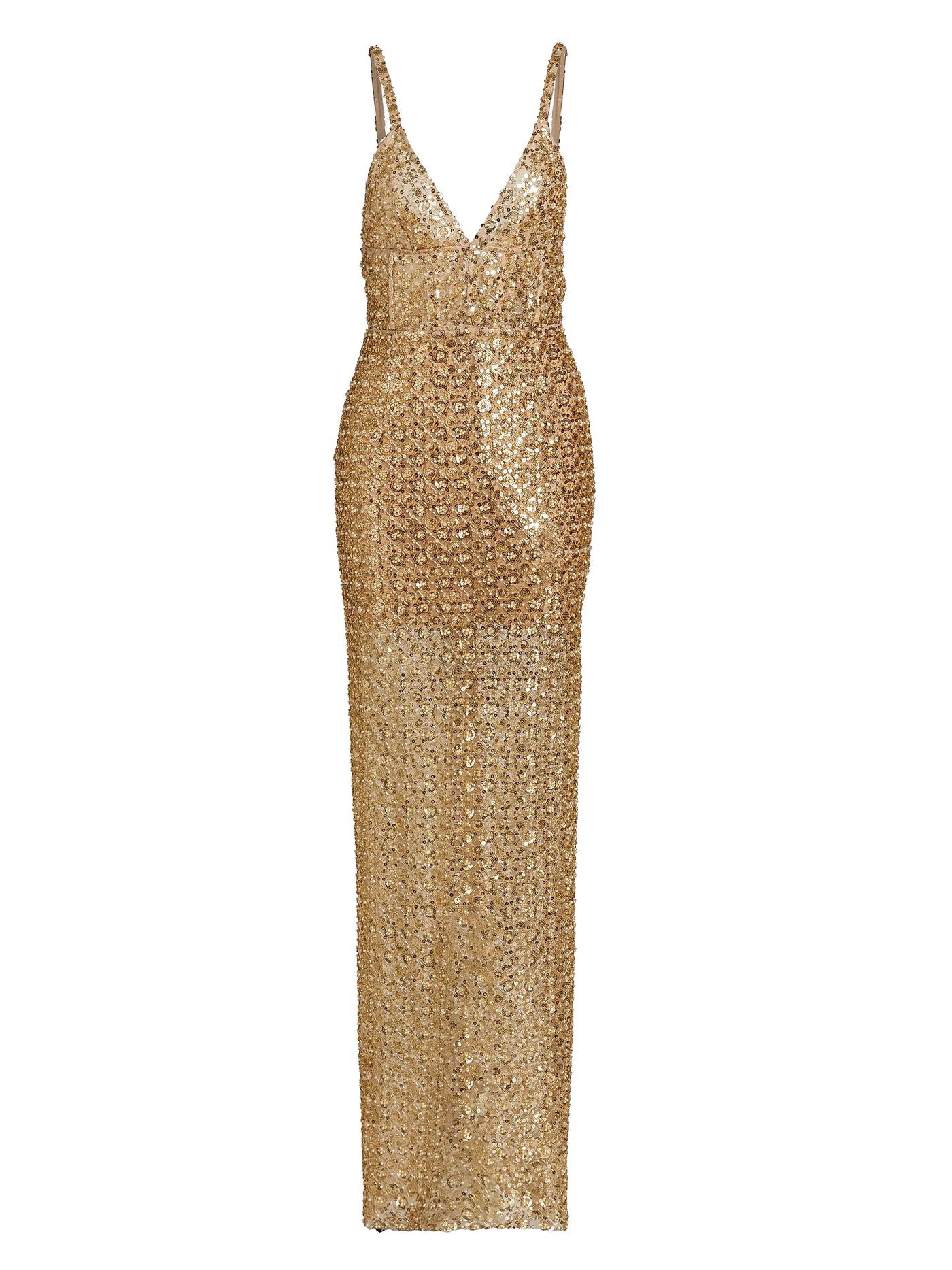 Allegra Sequin Maxi Dress - Gold (Final Sale) - Glamourous Grace
