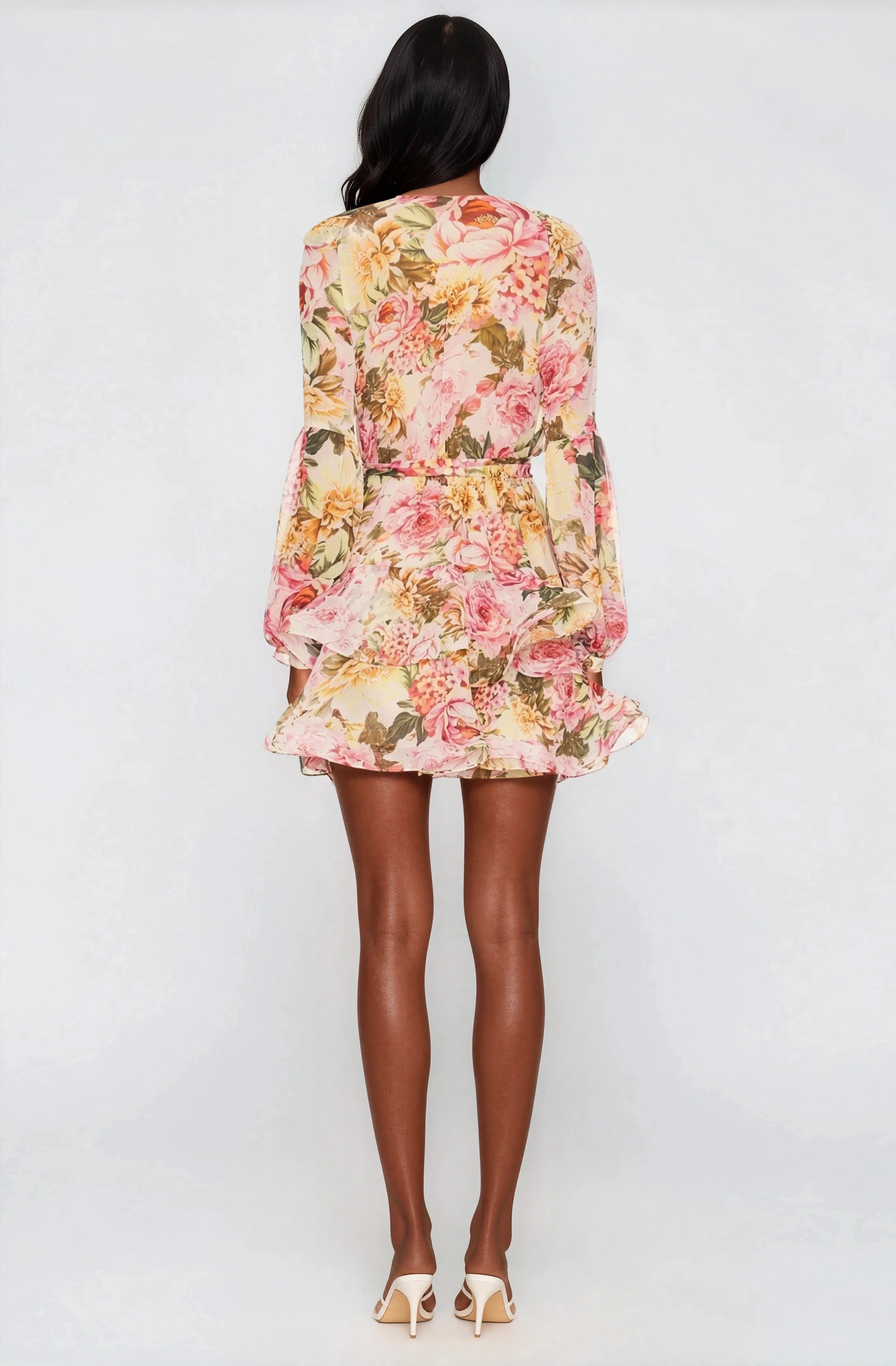 Bedouin Rose Mini Dress – Rose Floral (Final Sale) - Glamourous Grace
