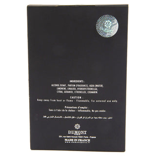 Dumont Paris Nitro Black Pour Homme Eau de Parfum 3.4 oz