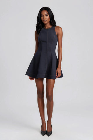 Palmer Denim Mini Dress - Dark Denim (Final Sale) - Glamourous Grace