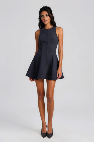 Palmer Denim Mini Dress - Dark Denim (Final Sale) - Glamourous Grace