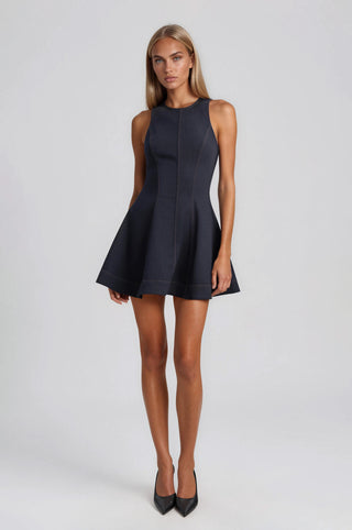Palmer Denim Mini Dress - Dark Denim (Final Sale) - Glamourous Grace