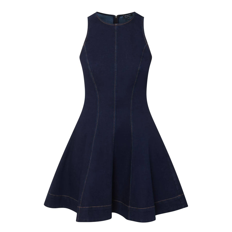 Palmer Denim Mini Dress - Dark Denim (Final Sale) - Glamourous Grace