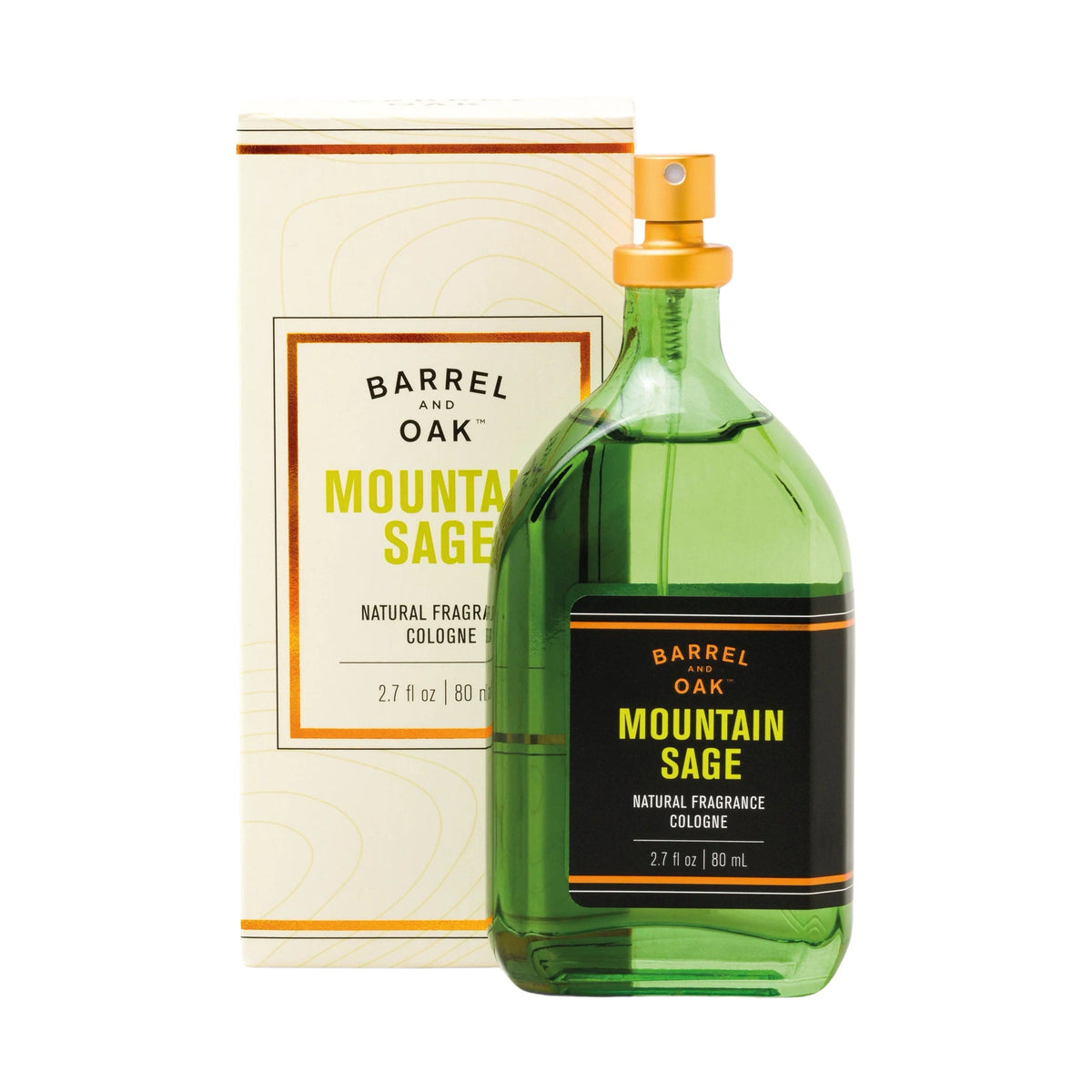 Barrel & Oak Natural Fragrance Cologne Mountain Sage - Glamourous Grace