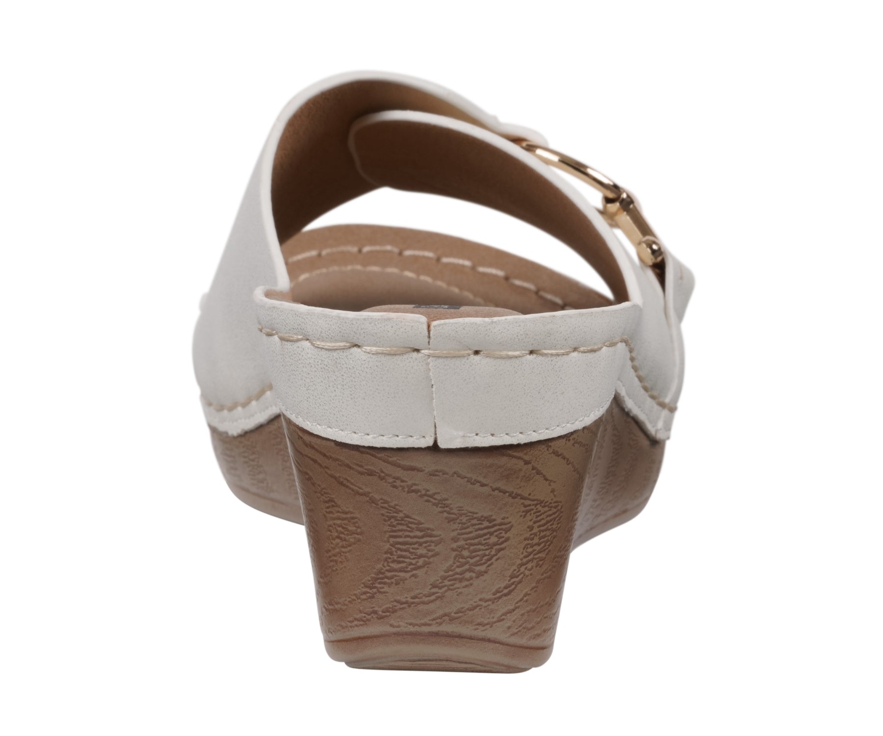 Women's Bay White Wedge Sandals - Glamourous Grace