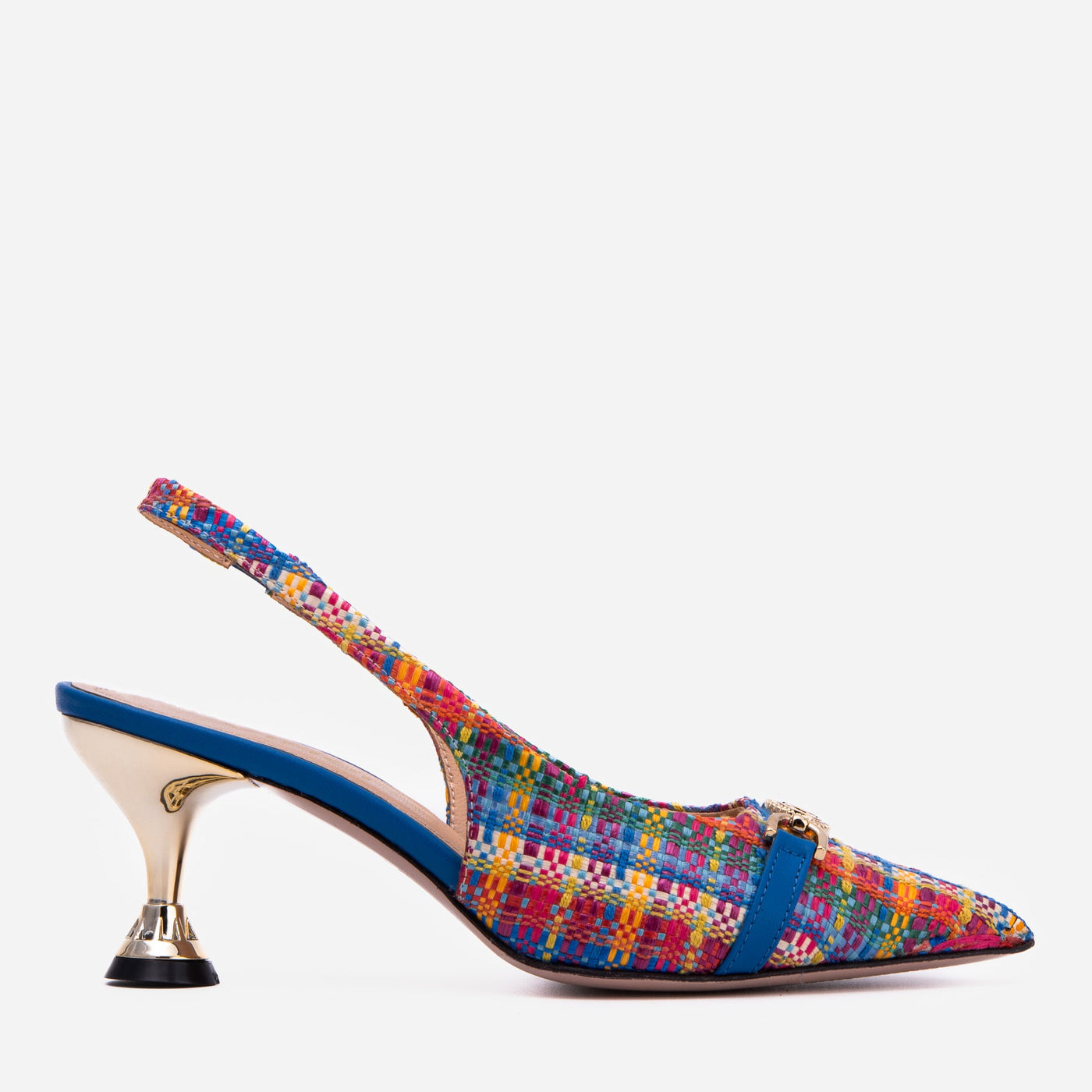 The Zoe Leather Slingback Women Sandal - Glamourous Grace