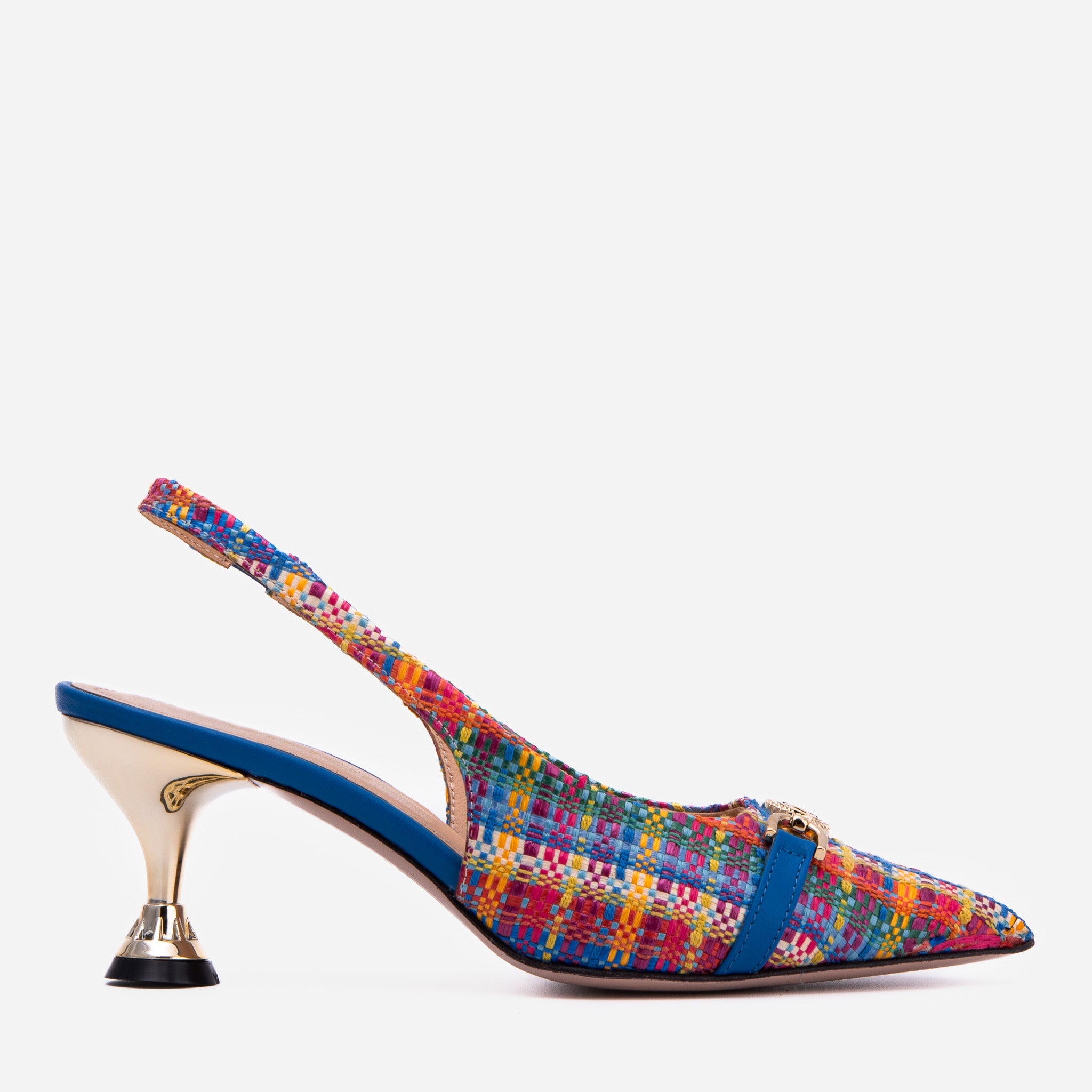 The Zoe Leather Slingback Women Sandal - Glamourous Grace