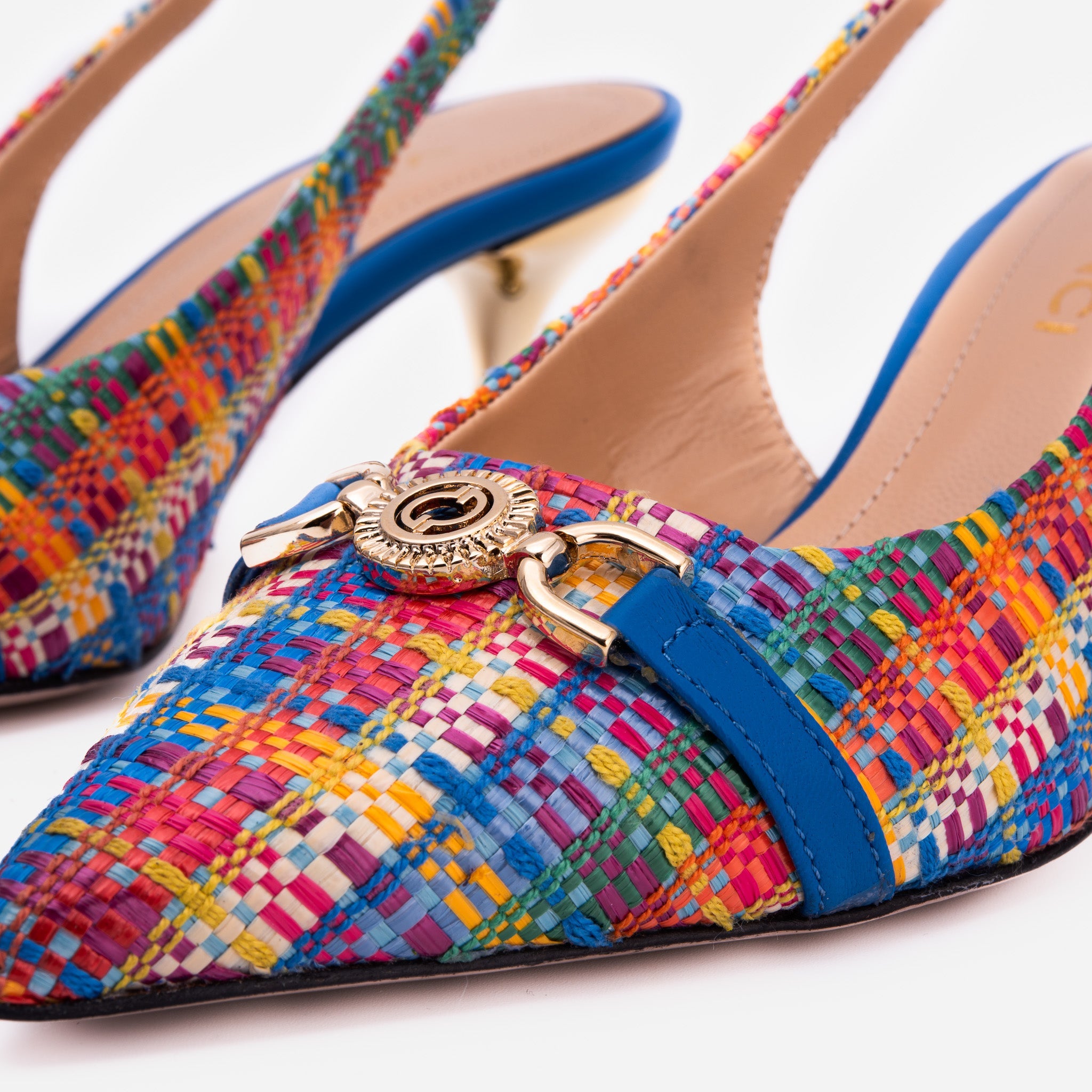 The Zoe Leather Slingback Women Sandal - Glamourous Grace