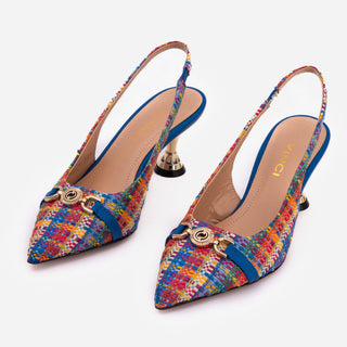 The Zoe Leather Slingback Women Sandal - Glamourous Grace