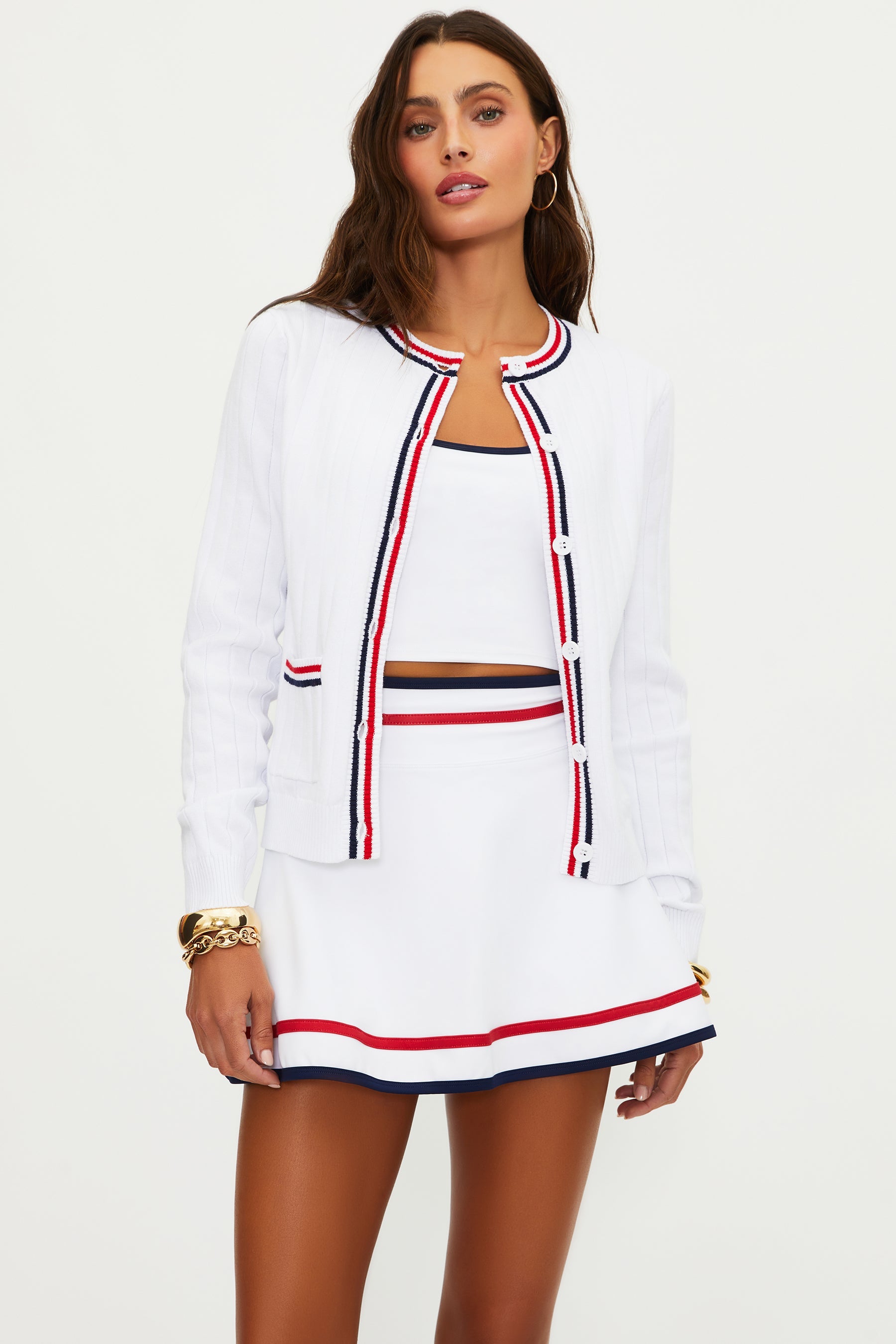 Ally Cardigan Heritage White