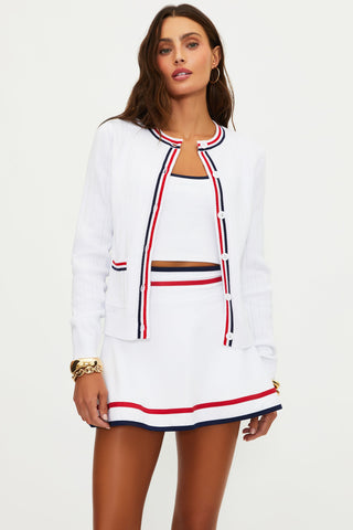 Ally Cardigan Heritage White