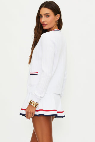 Ally Cardigan Heritage White