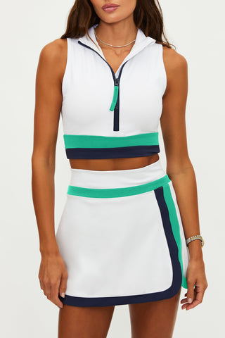 Nanette Twilight Tides Colorblock Skirt