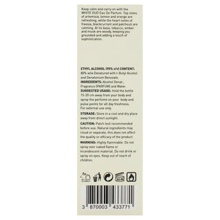 Bella Vita White Oud Eau de Parfum Unisex 3.4 oz