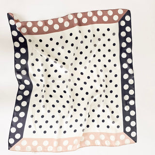 Betty Polka Dot Square Scarf