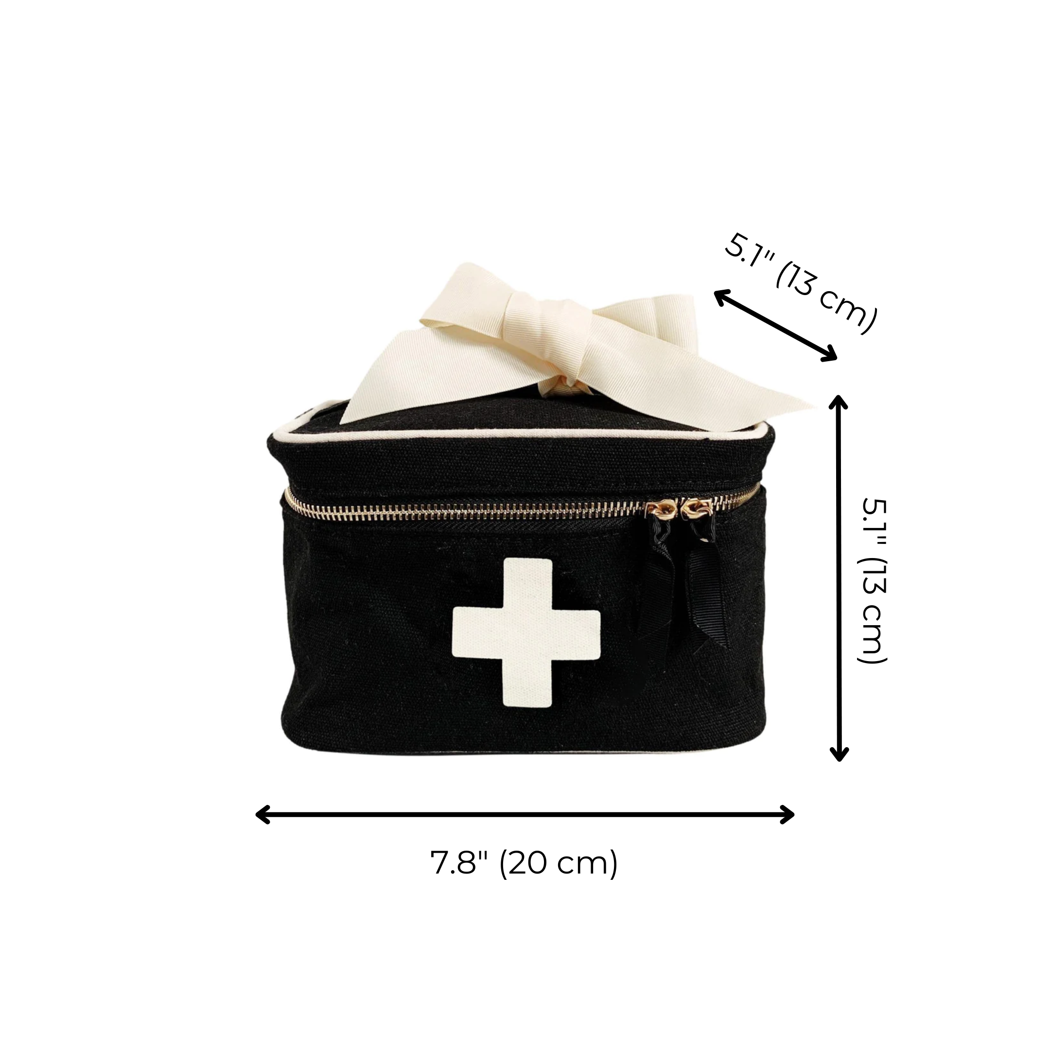 Meds and First Aid Storage Box – Black - Glamourous Grace