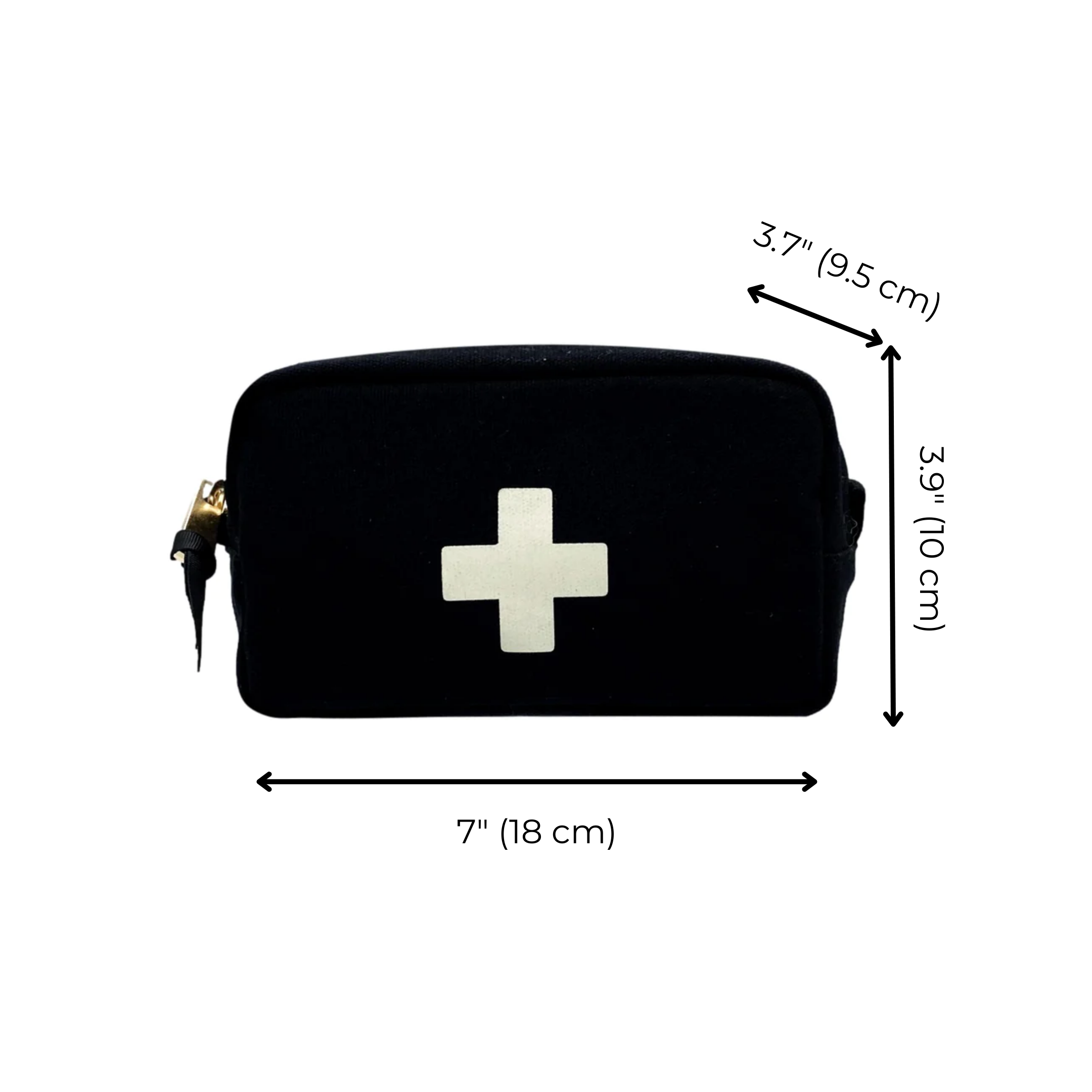 First Aid Organizing Pouch – Black - Glamourous Grace