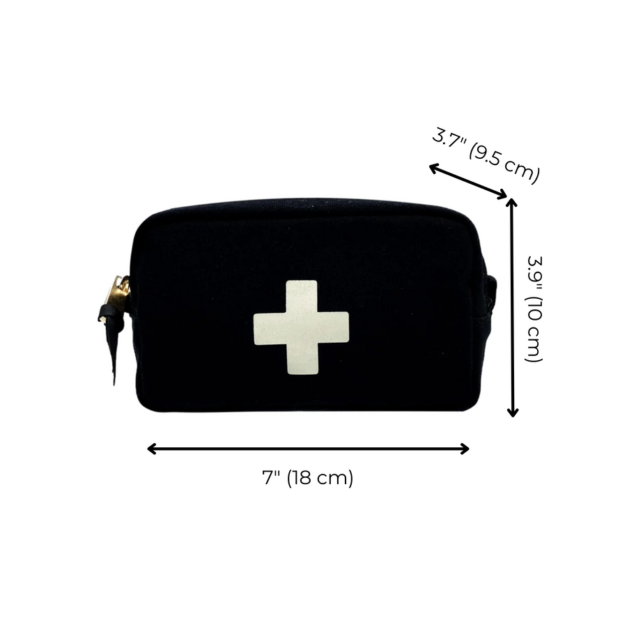 First Aid Organizing Pouch – Black - Glamourous Grace