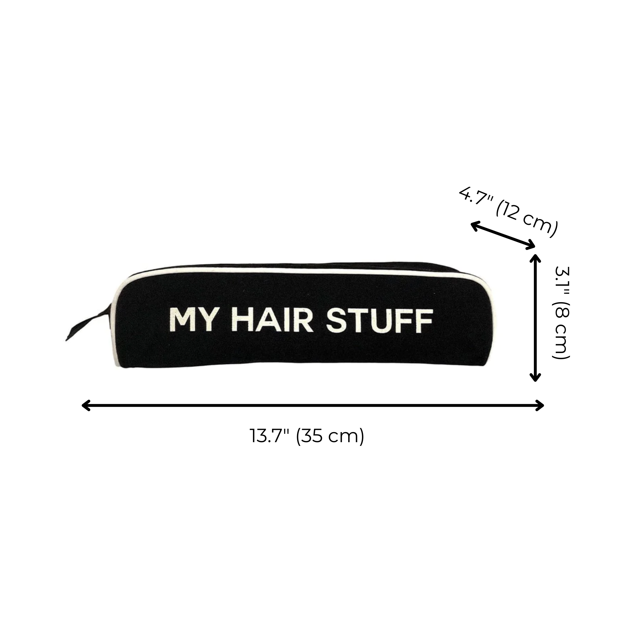 Hair Stuff Travel Case – Black - Glamourous Grace