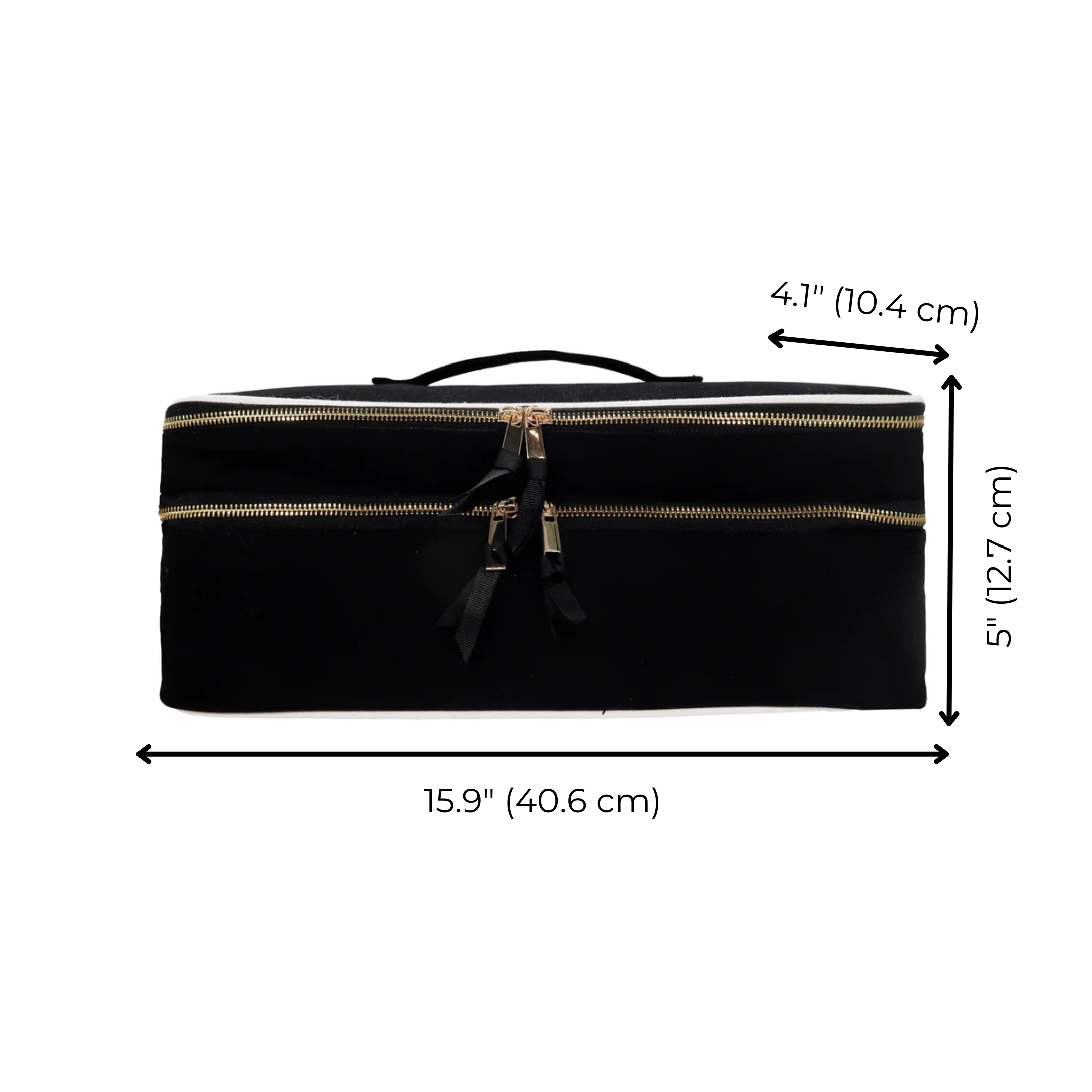 Double Hair Tools Travel Case – Black - Glamourous Grace