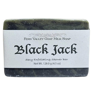 Natural Goat Milk Soap | Sexy Exfoliating  Scrub For Men | Black Jack
