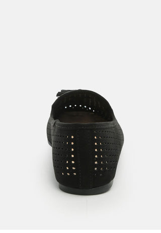 Feet Nest Perforated Microfiber Loafer
