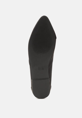 Geralda Suede Pointed Ballerinas - Glamourous Grace