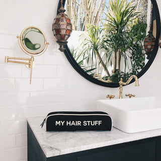 Hair Stuff Travel Case – Black - Glamourous Grace