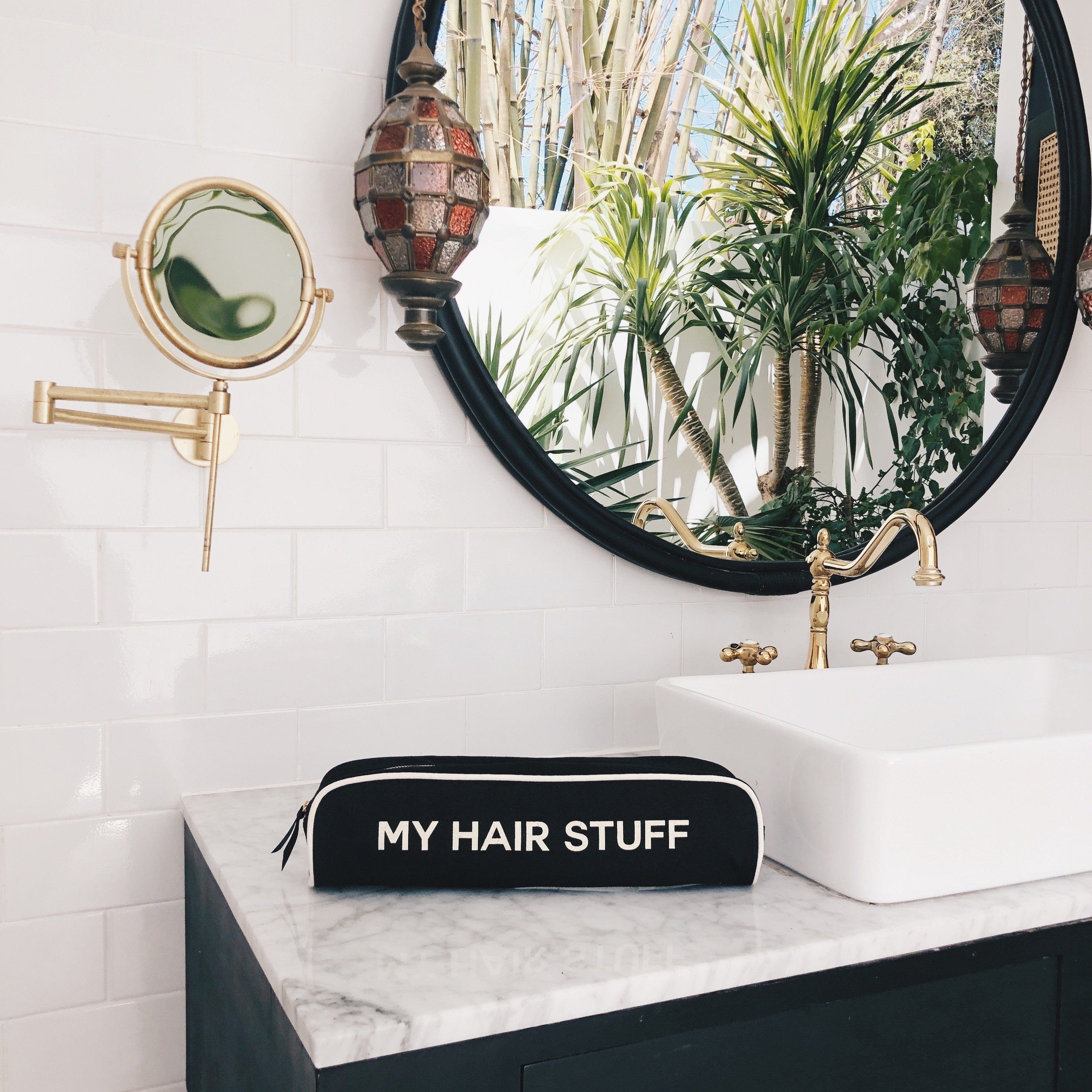 Hair Stuff Travel Case – Black - Glamourous Grace