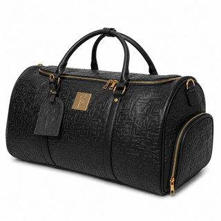 Black Monogram Leather Duffle Bag (150 Made)