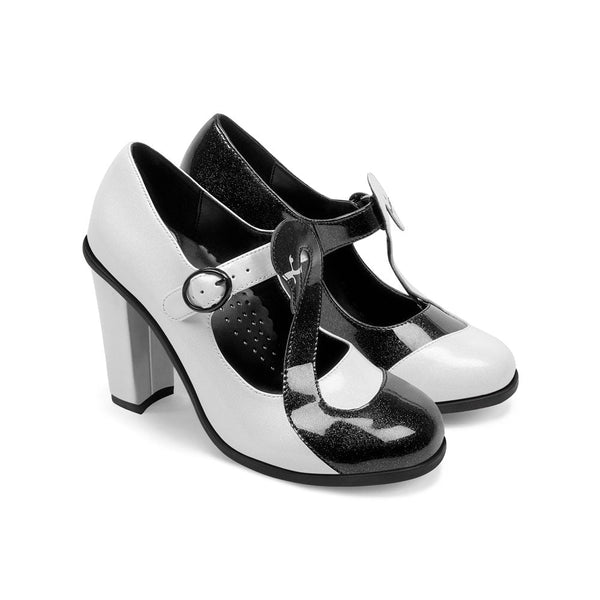 Chocolaticas® High Heels Black Swan Women's Mary Jane Pump - Glamourous Grace